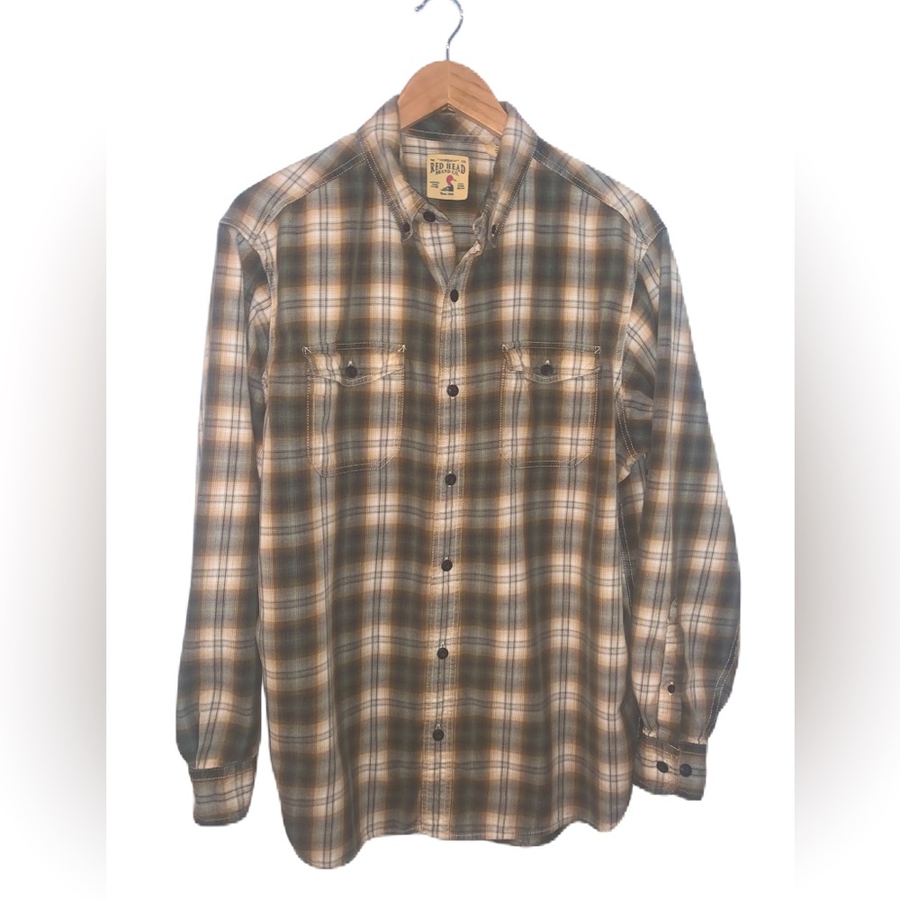 Red Head Brand Company Flannel Long Sleeve Size Large